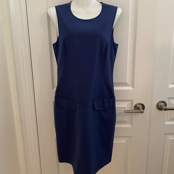 Vintage Theory Light navy blue cute dress with side pockets - Picture 3 of 14